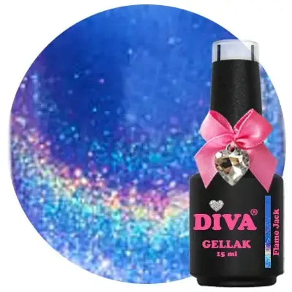 DIVA Gellak Cat Eye Holo Rainbow Flame Jack 15 ml