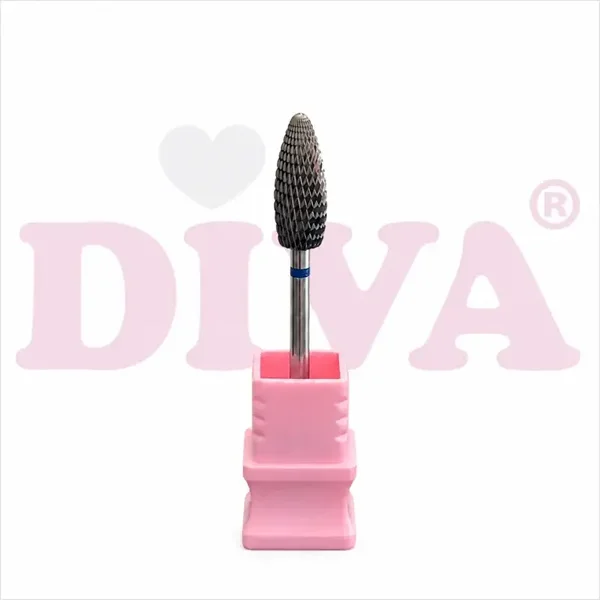 DIVA Carbide Freesbit Conisch Afgerond – Blauw