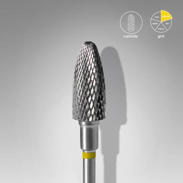STALEKS PRO Carbide Drill Bit, Corn Soft Yellow 6/14