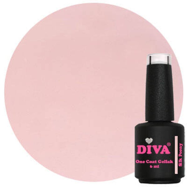 DIVA One Coat Gellak Silk Peony 6 ml