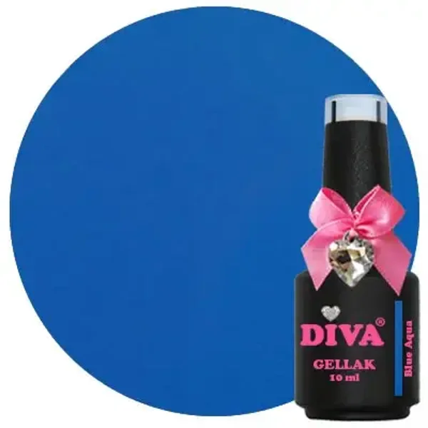 DIVA Gellak Neon Bleu Aqua 10 ml