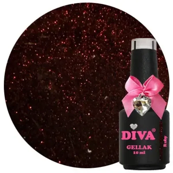 DIVA Gellak Ruby 10 ml