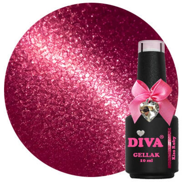 DIVA Gellak Cat Eye Kiss Ruby 10 ml