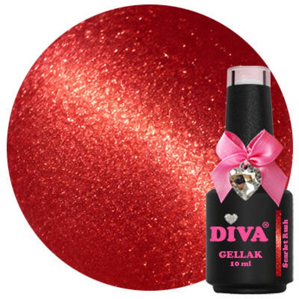DIVA Gellak Cat Eye Scarlet Rush 10 ml