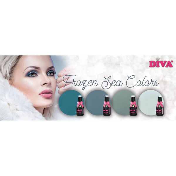 DIVA Gellak Frozen Sea Colors Collection 4x 10 ml