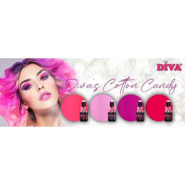DIVA Gellak Diva's Cotton Candy Collection 4x 10 ml