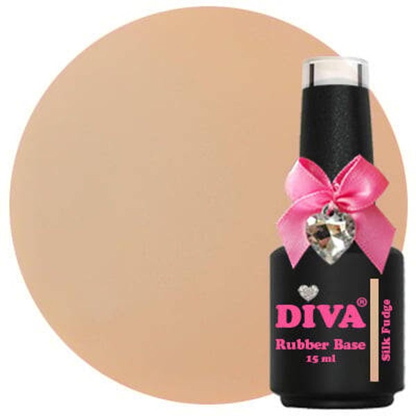 DIVA Rubber Basecoat Silk Fudge 15 ml