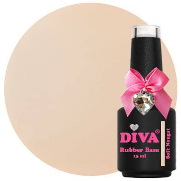 DIVA Rubber Basecoat Soft Nougat 15 ml