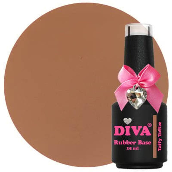 DIVA Rubber Basecoat Taffy Toffee 15 ml