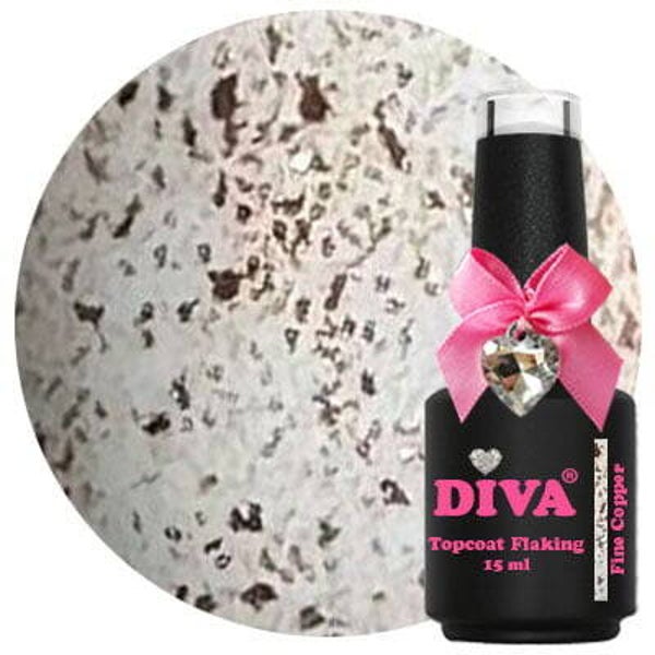 DIVA Topcoat Fine copper  - No Wipe 15 ml