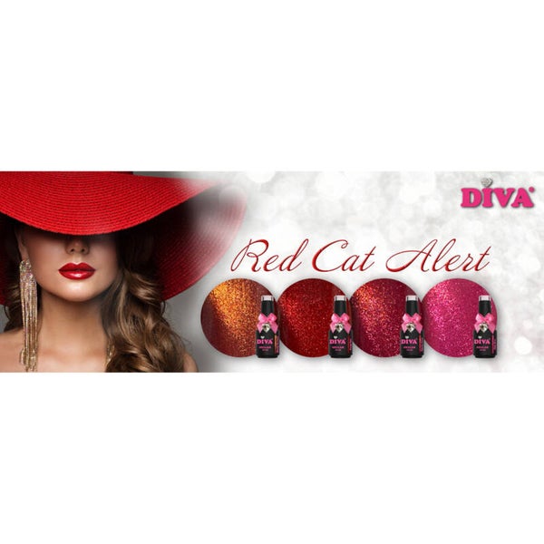 DIVA Gellak Red Cat Alert Collection 4x10 ml