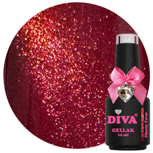 DIVA Gellak Cat Eye Cherry Fever 10 ml