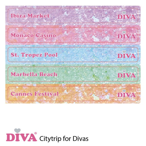 DIVA Colorpop Stickers Citytrip for Divas