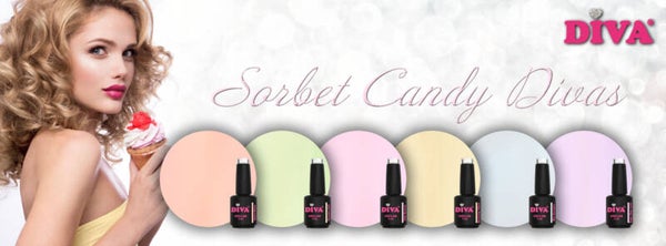 DIVA Gellak Sorbet Candy Divas Collection 6x 6 ml