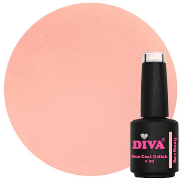 DIVA One Coat Gellak Bare Beauty 6 ml