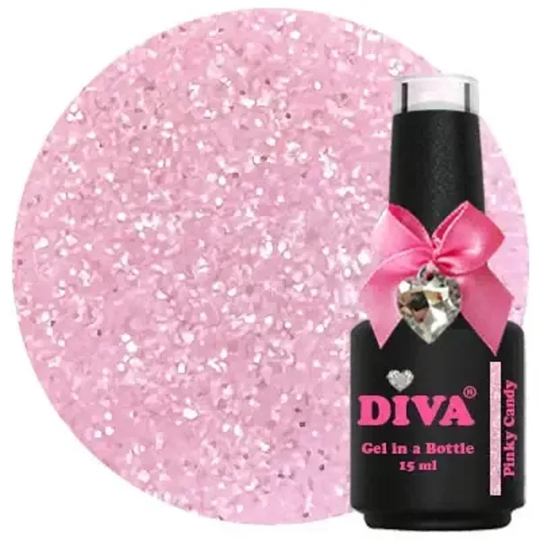 Diva Gel in a bottle Pinky Candy