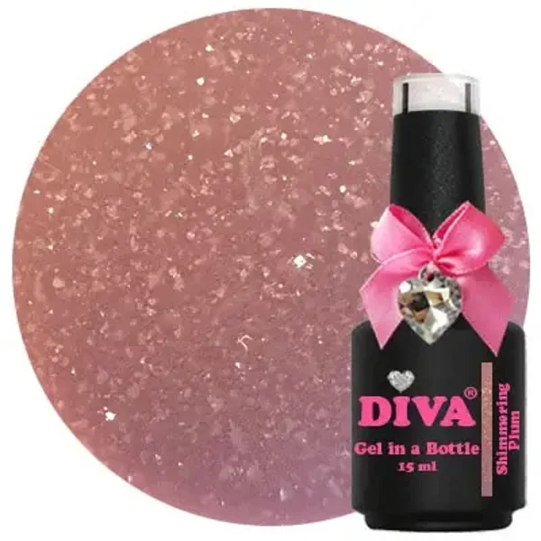 Diva Gel in a bottle Shimmering plum