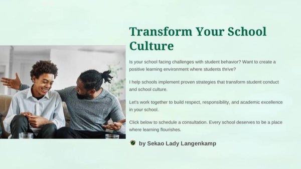 Transform Your School Culture