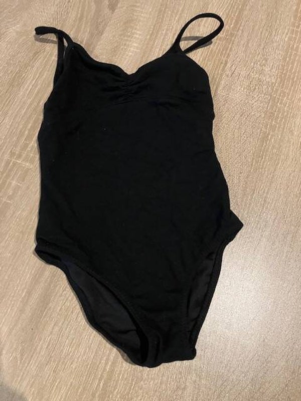 Zwart balletpakjes met spagettiebandjes - 8 jaar