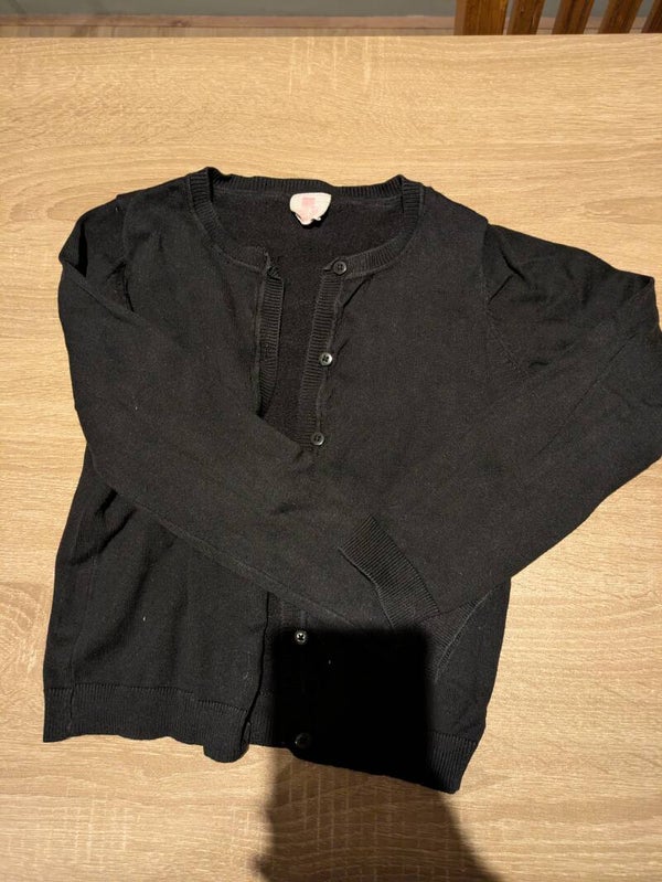 Zwart vest - Maat 122/128