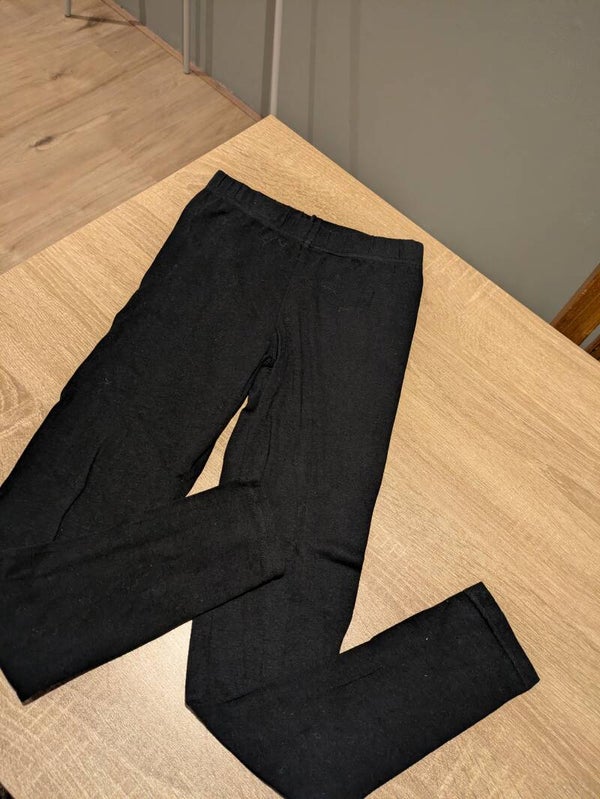 Zwarte legging - Maat 112/128
