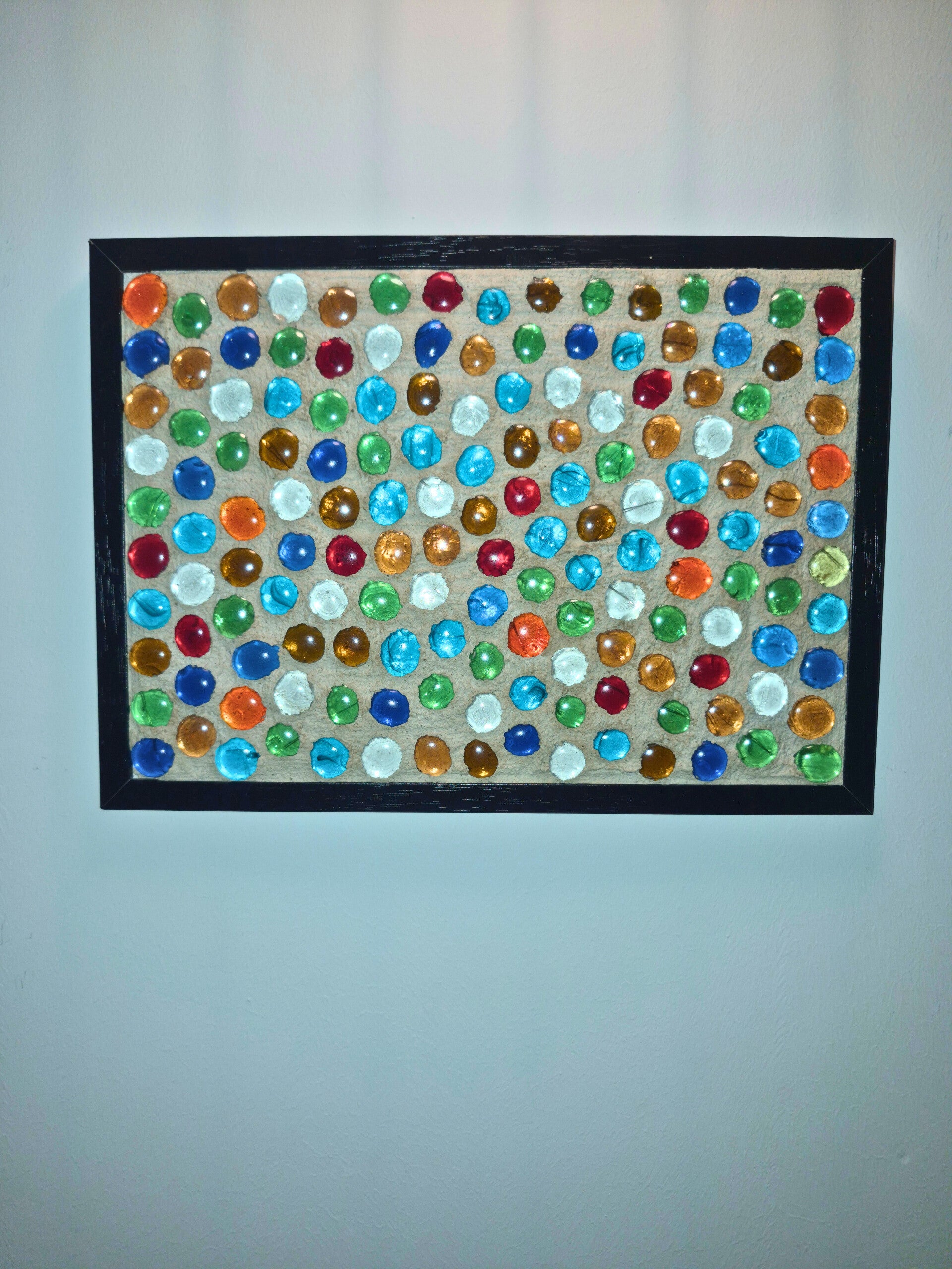 3D Mosaikbild, leuchtend