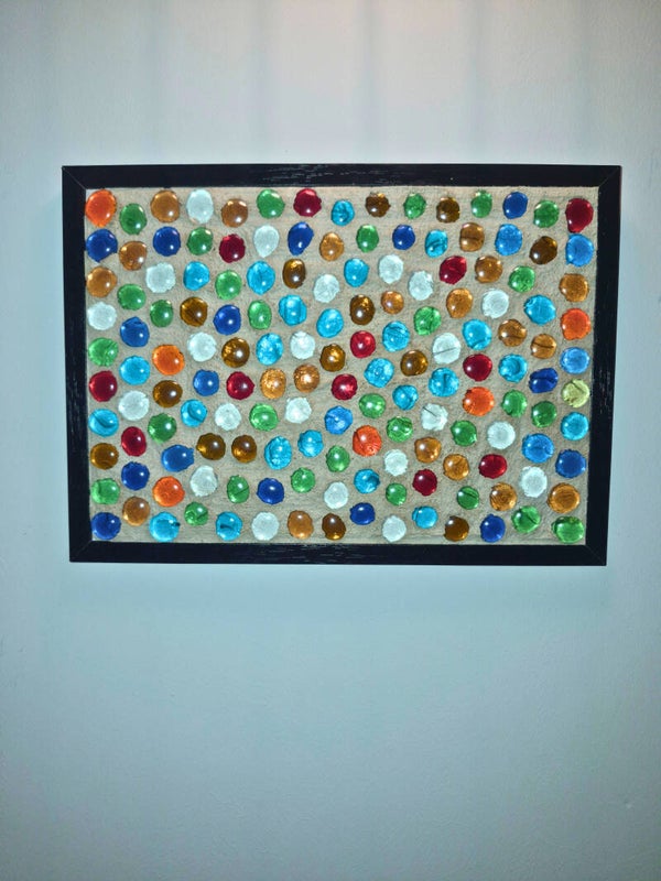 3D Mosaikbild, leuchtend