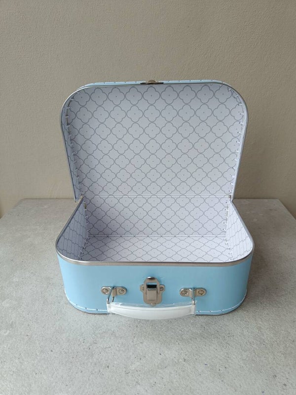 Koffertje Licht blauw 25cm