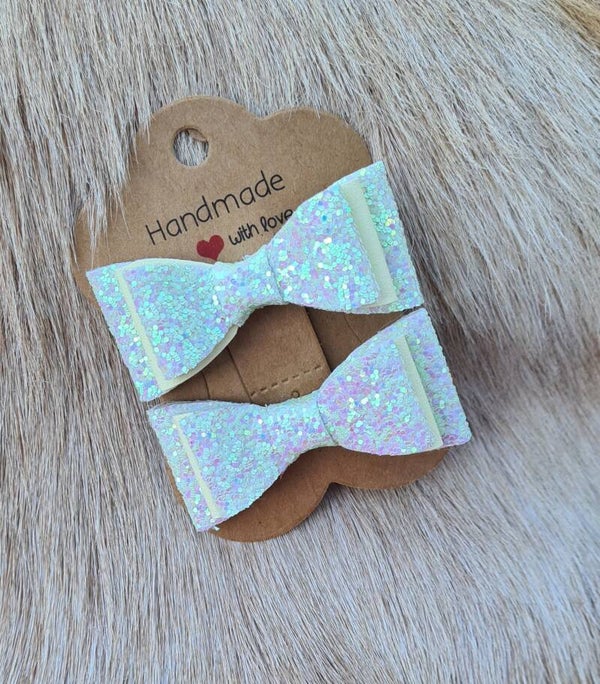 Yellow pastel glitter