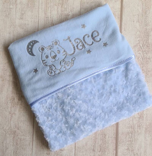 BabyDeken Tijgje Blauw