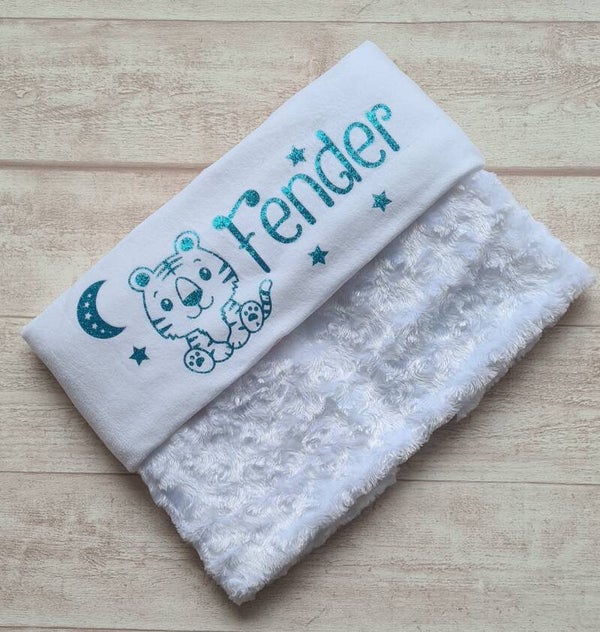 BabyDeken Tijgje Wit