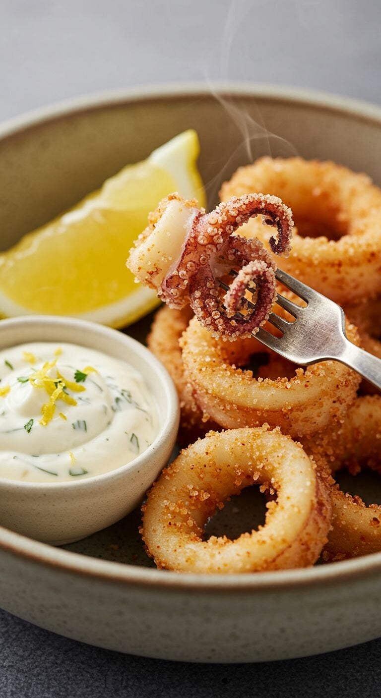 Gefrituurde calamares