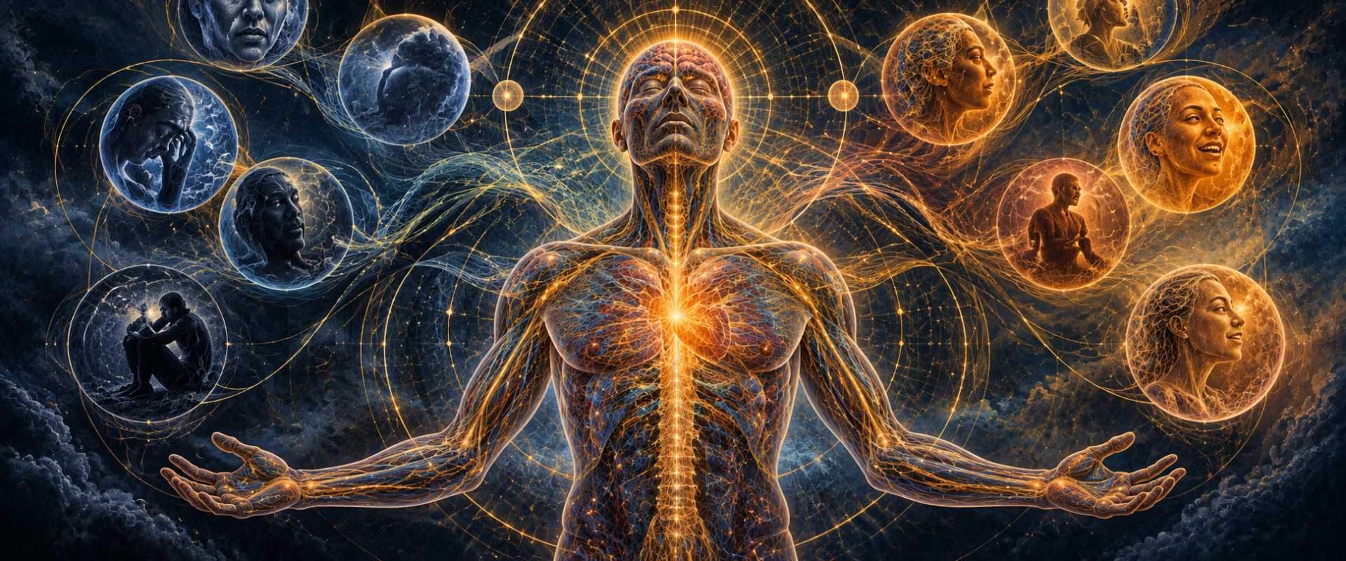 FSRT illustration of emotional regulation and the organization of capacity, representing emotional intensity, regulatory flexibility, and the Living Field.