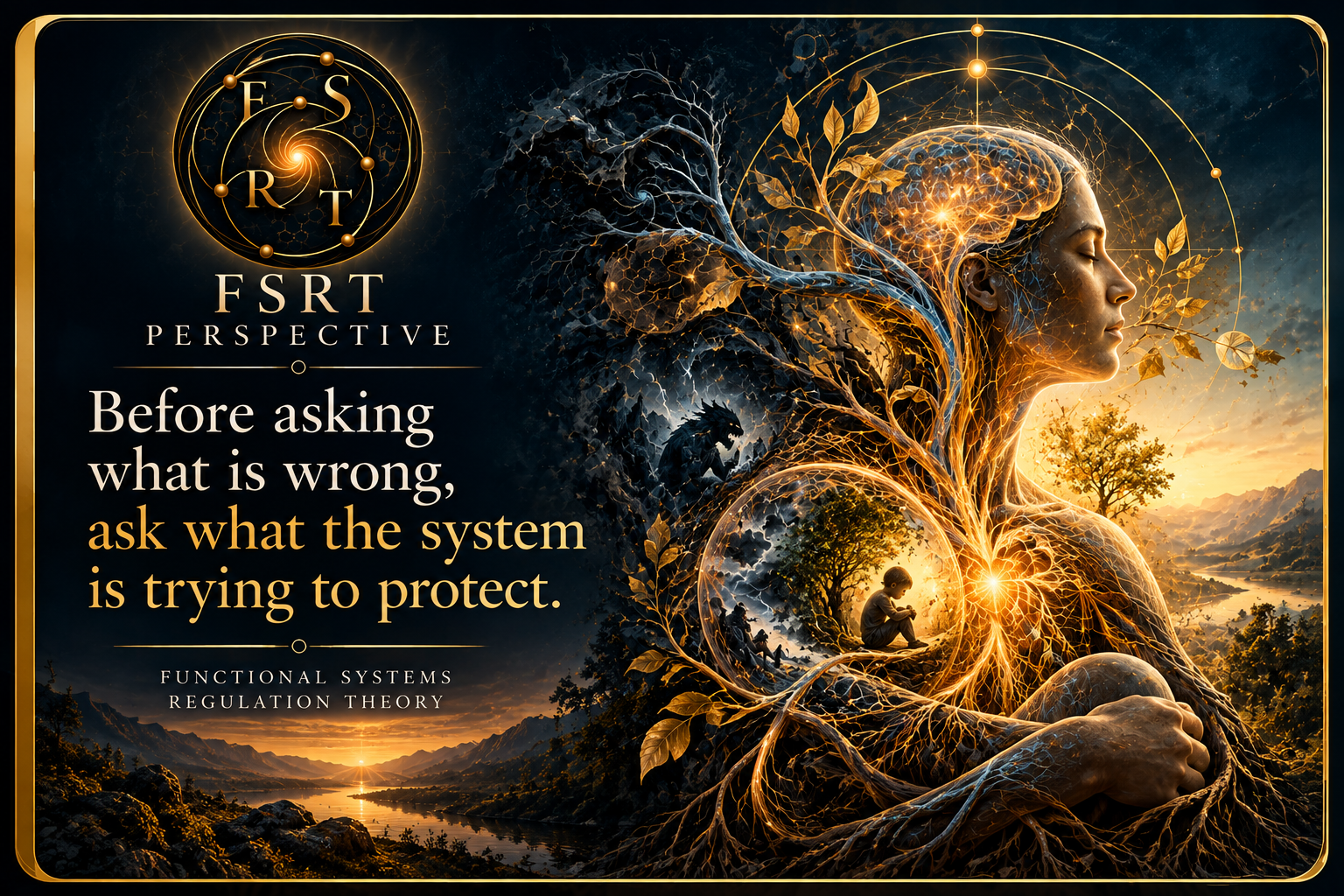 FSRT Perspective illustrating the principle Assume Intelligence Before Dysfunction: before asking what is wrong, ask what the system is trying to protect