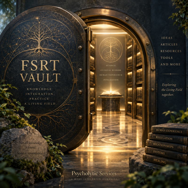 The FSRT Vault, an archive of essays, perspectives, and earlier writings documenting the development of Functional Systems Regulation Theory.