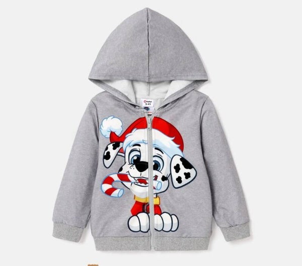 Helfer auf vier Pfoten Weihnachten Kleinkinder Unisex Mit Kapuze Lässig Hund Mäntel/Jacken