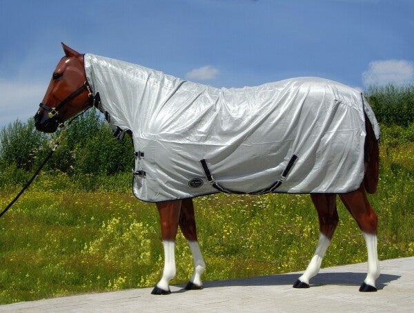 Fliegendecke mit Halsteil "Top Score" 155cm