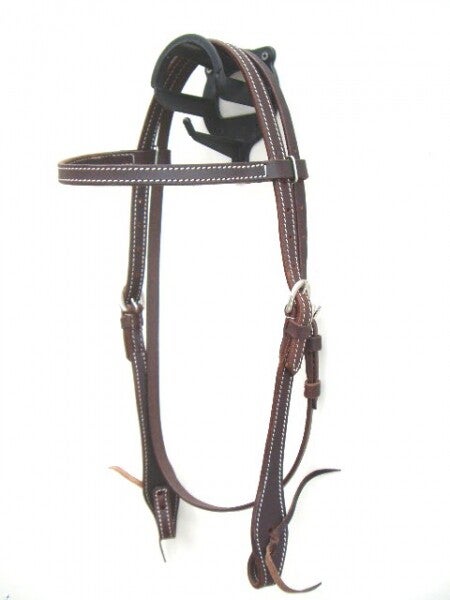 Kopfstück gerade "Latigo Stitched"