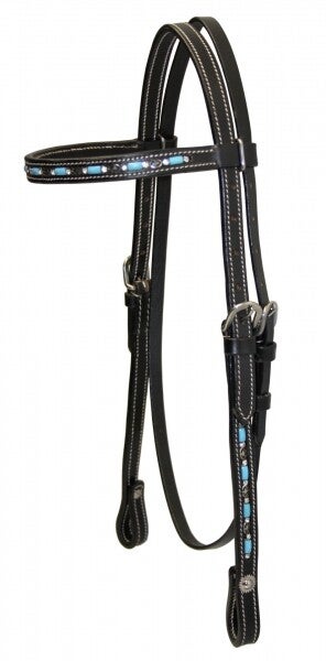 Kopfstück gerade "Dark Türkis"