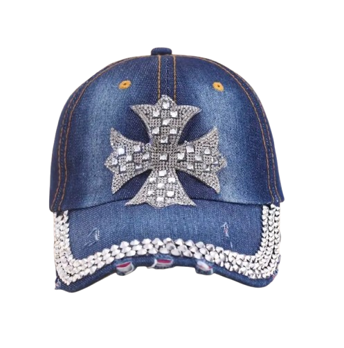 Baseball Cap Damen "Glitter Cross