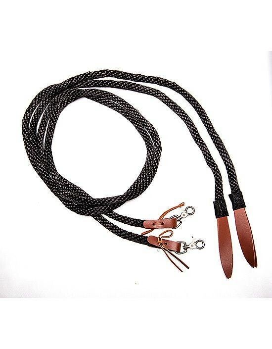 Nylon Zügel "Heavy" schwarz