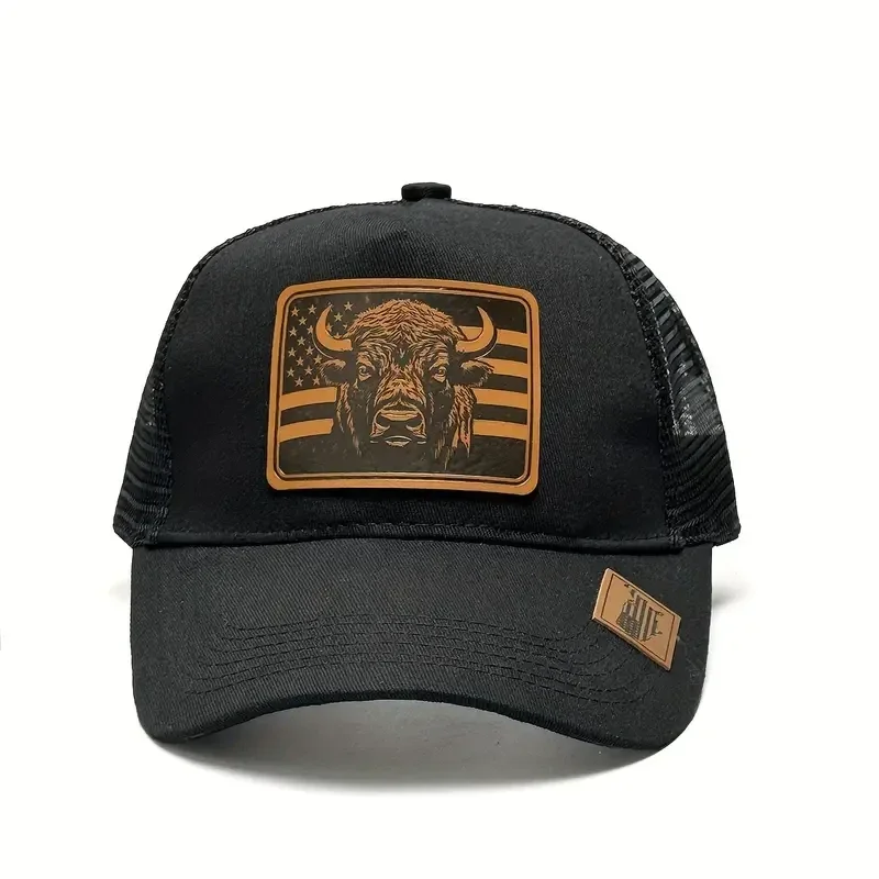 Baseball Cap "American Bull" schwarz