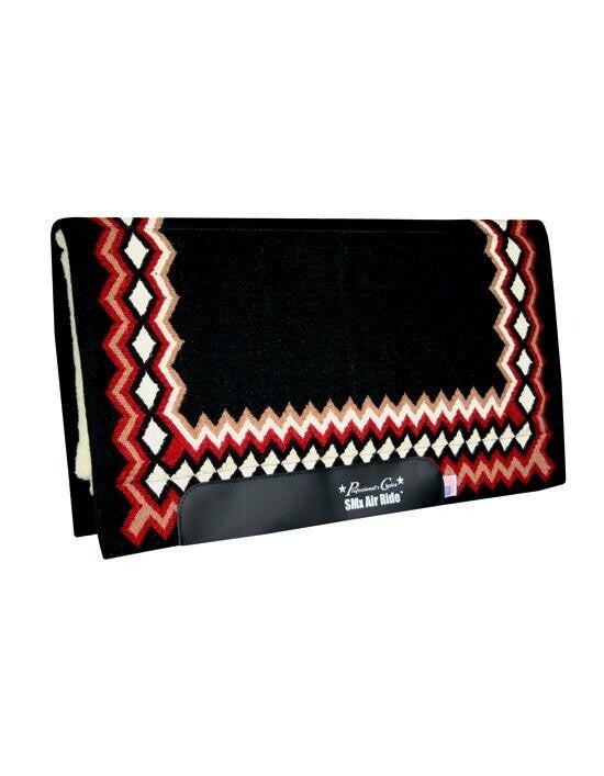 Professional´s Choice Showpad "Shilloh" schwarz-crimson