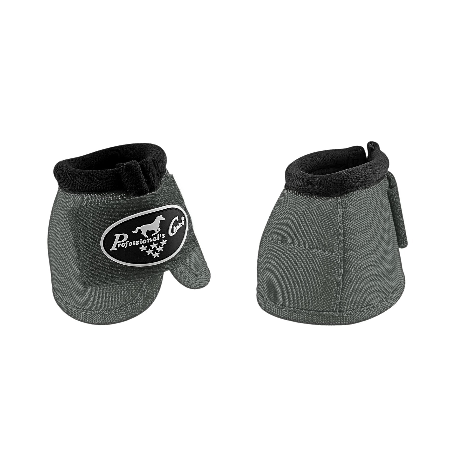 Professional's Choice Secure Fit Hufglocken "Charcoal" in S-XL