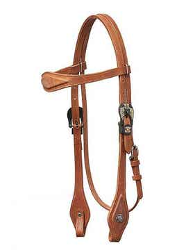 Kopfstück gerade "Flower" HORSEMAN`S TACK harness