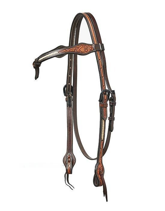 Kopfstück geknotet "Oak & Acorn Tooling" HORSEMAN´S TACK