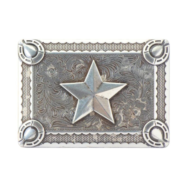 Gürtelschnalle Belt Buckle - Star & Horseshoe