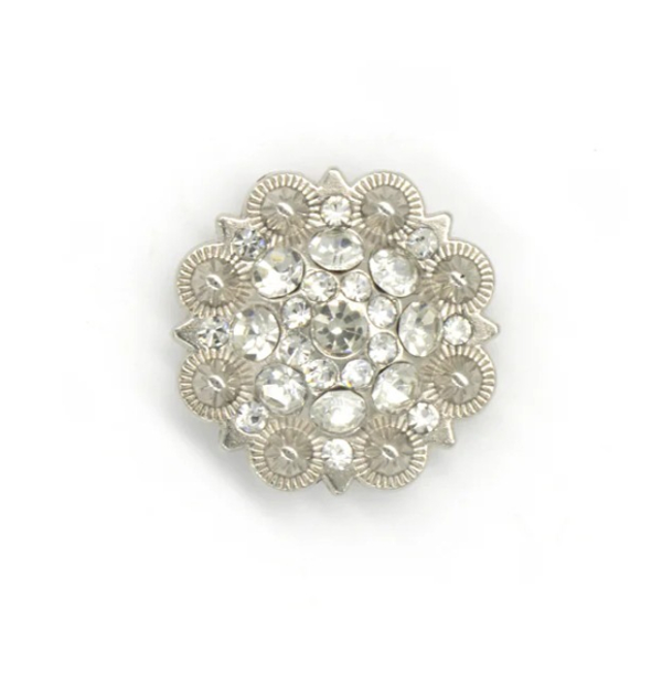 Concho - Rhinestone - 36mm - Clear
