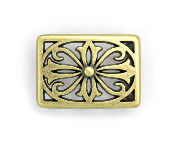 Gürtelschnalle Belt Buckle - Celtic Rectangle Gold