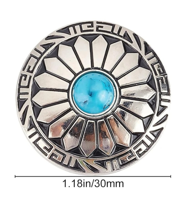 Concho - 30mm - Türkis